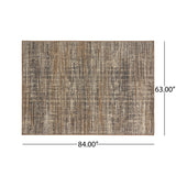 Outdoor Contemporary Area Rug, Gray and Beige - NH945803