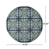 Outdoor Medallion Area Rug - NH855803