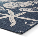 Outdoor Ombre Area Rug, Blue and Ivory - NH965803