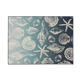 Outdoor Ombre Area Rug, Blue and Ivory - NH965803