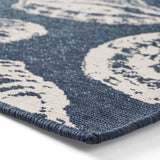 Outdoor Ombre Area Rug, Blue and Ivory - NH965803