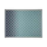 Outdoor Ombre Area Rug, Blue and Ivory - NH375803