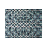 Outdoor Trellis Area Rug, Navy and Blue - NH095803