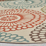 Outdoor Medallion Area Rug - NH295803