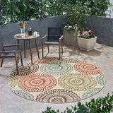 Outdoor Medallion Area Rug - NH295803