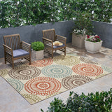 Outdoor Medallion Area Rug - NH295803