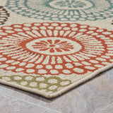 Outdoor Medallion Area Rug - NH295803