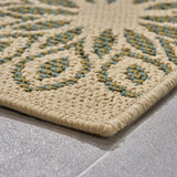 Outdoor Medallion Area Rug - NH595803