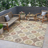 Outdoor Medallion Area Rug - NH595803