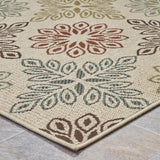 Outdoor Medallion Area Rug - NH595803