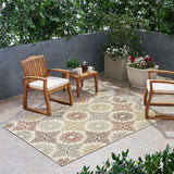 Outdoor Medallion Area Rug - NH595803