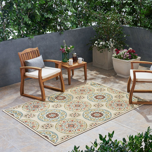 Outdoor Medallion Area Rug - NH306803