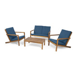 Outdoor 4 Seater Chat Set with Cushions - NH182903