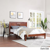 Modern Farmhouse Acacia Wood Queen Bed Platform - NH127113