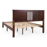 Modern Farmhouse Acacia Wood Queen Bed Platform - NH127113