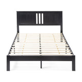 Modern Farmhouse Acacia Wood Queen Bed Platform - NH127113