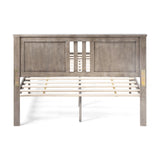 Modern Farmhouse Acacia Wood Queen Bed Platform - NH127113