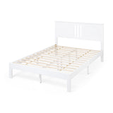 Modern Farmhouse Acacia Wood Queen Bed Platform - NH127113