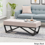 Contemporary Fabric Ottoman Bench - NH200013