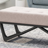 Contemporary Fabric Ottoman Bench - NH200013