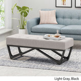 Contemporary Fabric Ottoman Bench - NH200013