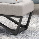 Contemporary Fabric Ottoman Bench - NH200013