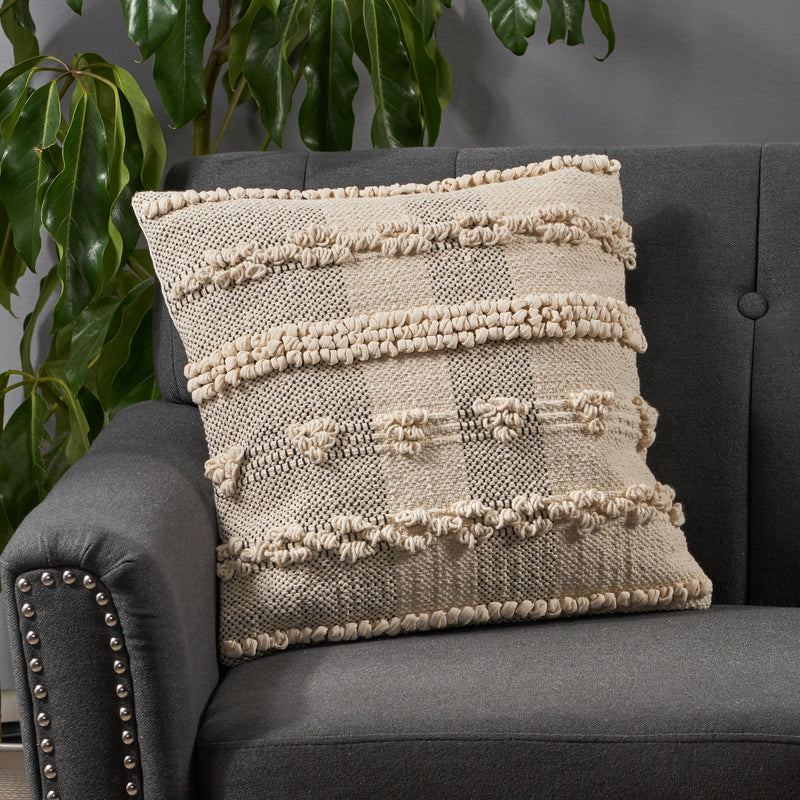 Boho Cotton Throw Pillow - NH106113