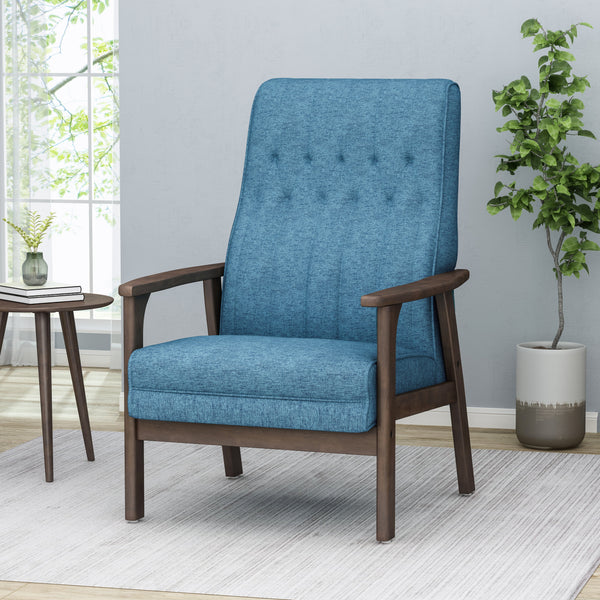 Mid-Century Fabric Modern Accent Chair - NH441213