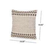 Boho Cotton Throw Pillow - NH995013