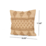 Boho Cotton Chindi Throw Pillow - NH116013