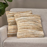 Boho Fabric Pillow Cover (Set of 2) - NH216113