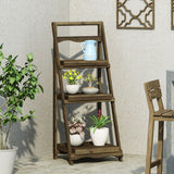 Outdoor Firwood 3 Tiered Shelf, Gray - NH545513