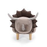 Velvet Dinosaur Ottoman - NH593013