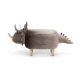 Velvet Dinosaur Ottoman - NH593013