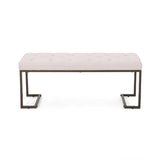 Gladys Modern Fabric Bench