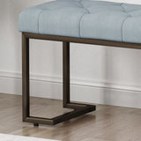 Gladys Modern Fabric Bench