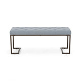 Gladys Modern Fabric Bench