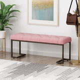 Gladys Modern Fabric Bench