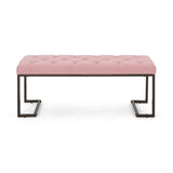 Gladys Modern Fabric Bench