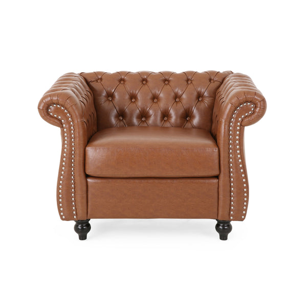 Traditional Chesterfield Club Chair - NH862313