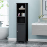 Contemporary Free Standing Linen Tower Storage Bathroom Cabinet - NH491113