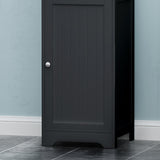 Contemporary Free Standing Linen Tower Storage Bathroom Cabinet - NH491113