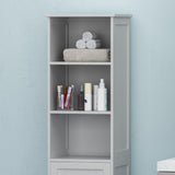 Contemporary Free Standing Linen Tower Storage Bathroom Cabinet - NH491113