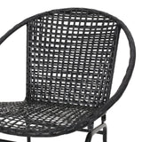 Outdoor Modern Faux Rattan Club Chair (Set of 2) - NH960113