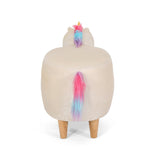 Velvet Unicorn Ottoman - NH152013