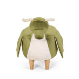 Velvet Dragon Ottoman - NH352013