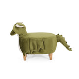 Velvet Dragon Ottoman - NH352013