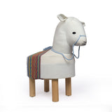 Handcrafted Kids Alpaca Ottoman - NH618213