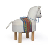 Handcrafted Kids Alpaca Ottoman - NH618213