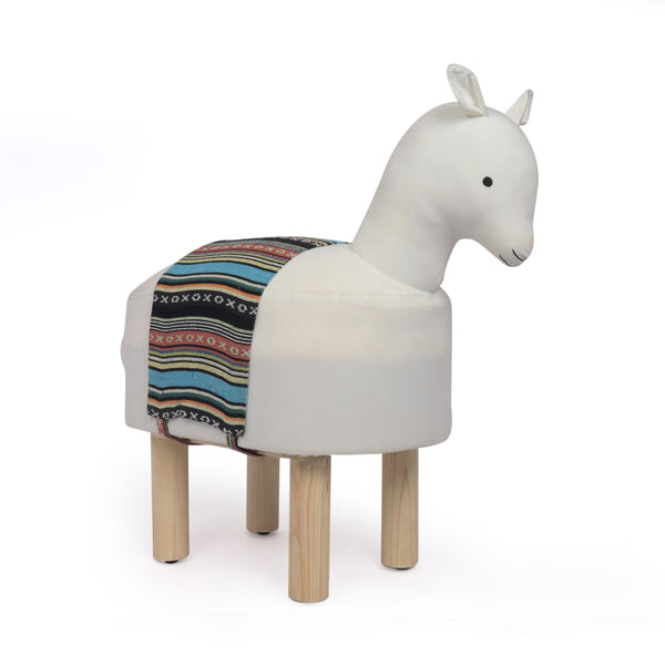 Handcrafted Kids Llama Ottoman - NH518213